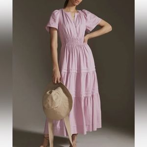 Anthropologie Somerset Maxi Dress Linen